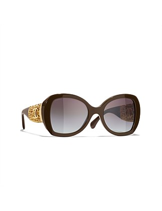 Butterfly BROWN GREY GRADIENT Sunglasses