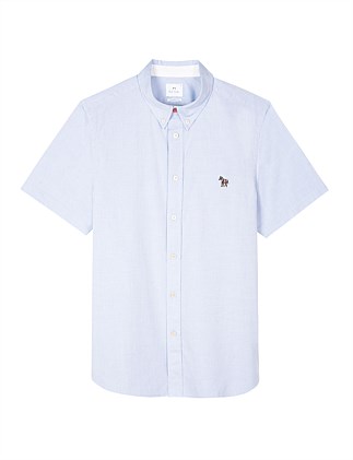 MENS SS TAILORED FIT SHIRT ZEB BADGE