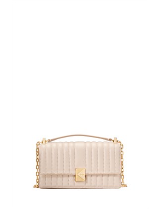 Deco Quilted Mini Flap Chain Crossbody