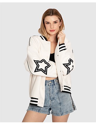 HOLD ME CLOSE LETTERMAN BOMBER