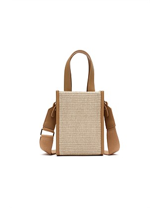 WOVEN MINI CROSSBODY BAG