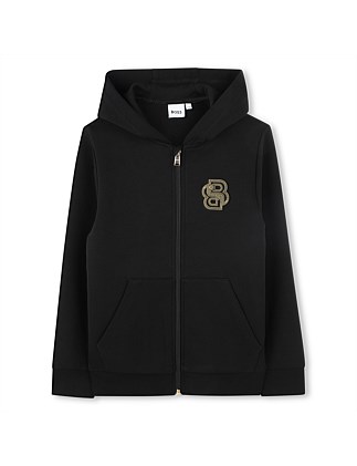 EMBROIDERED HOODED JOGGING CARDIGAN (14 Yrs)