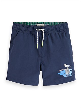 Placed artwork swimshorts