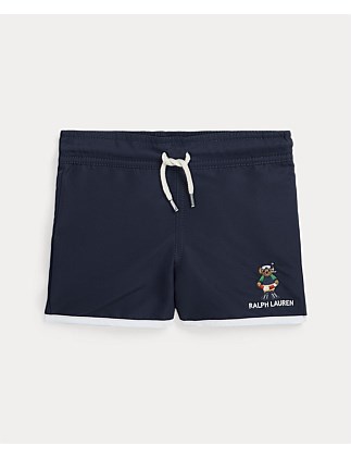 Boys Polo Bear Swim Trunk