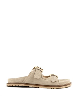 KALIN TWO STRAP SLIDE ON FOOTBED