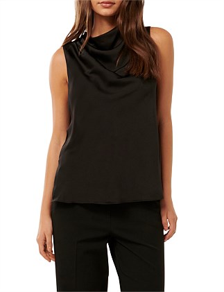 SALLIE COWL NECK TANK TOP