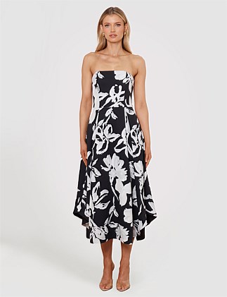 OLIVIA STRAPLESS A-LINE DRESS