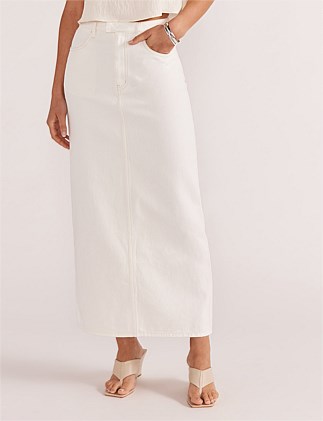 INNES DENIM MIDI SKIRT