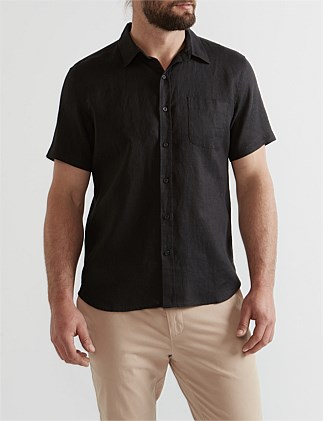 SHORT SLEEVE LINEN SHIRT