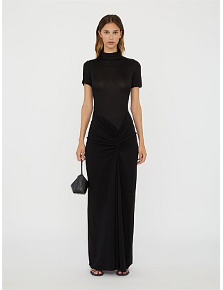 FUSION RUCHED T-SHIRT GOWN