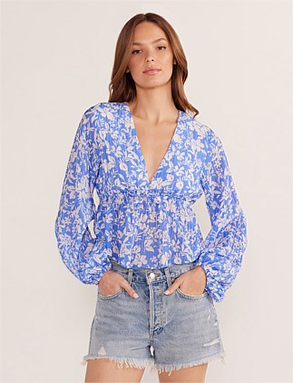 WAVERLY DRAWSTRING BLOUSE