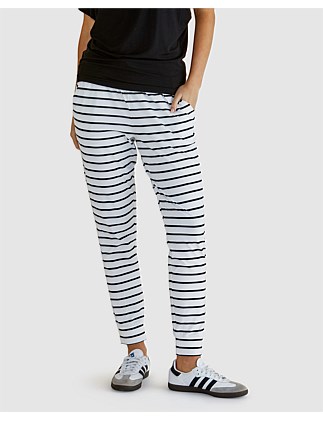 Heidi Stretchy Tapered Cotton Jogger Pants