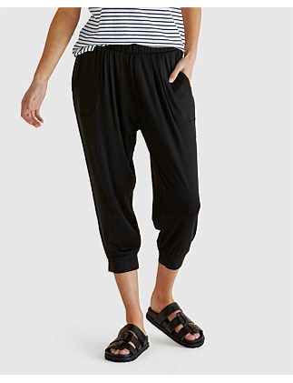 Tokyo Stretchy 3/4 Length Viscose Jogger Pant