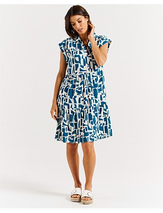 Zurich Linen Viscose Dress