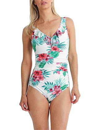 Eden East DD/E Mesh Frill One Piece