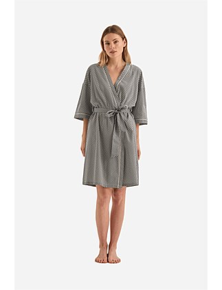 cotton diamond robe