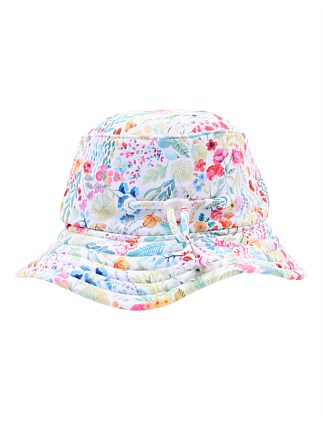 GARDEN FLORAL PRINT SUNHAT