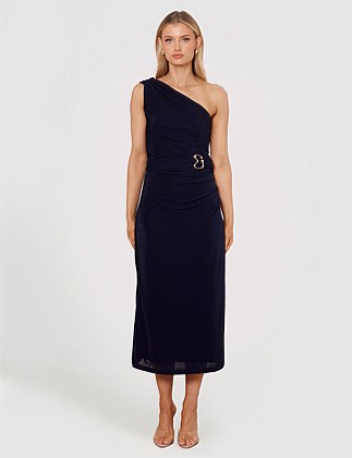 KYLE ONE SHOULDER MIDI DRESS