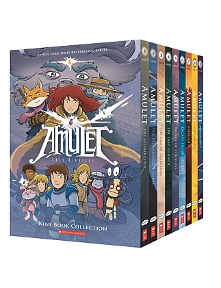 AMULET NINE BOOK COLLECTION BY KAZU KIBUISHI