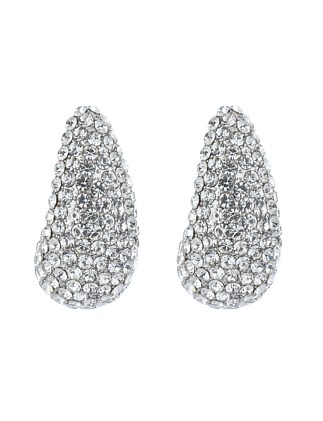 PAVE DOME EARRINGS