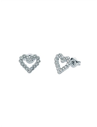 AMORINA HEART STUD EARRINGS