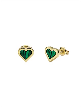 MORLIA HEART STUD EARRINGS