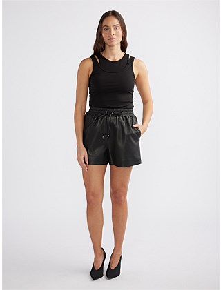 MELISSA LEATHER SHORT