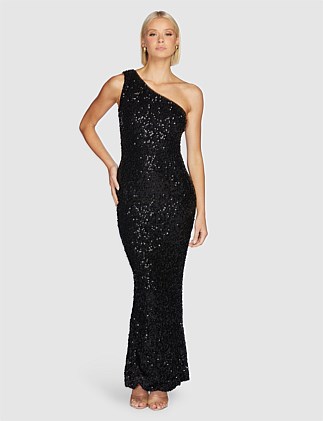 ADELLE ONE SHOULDER GOWN