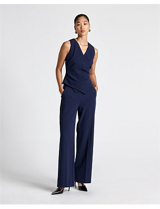 DOUBLE WEAVE FLAT FRONT PANT