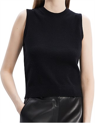 Cashmere Sleeveless Knit Top