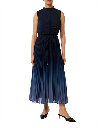 PHILLIPA PETITE PLEATED MIDI DRESS