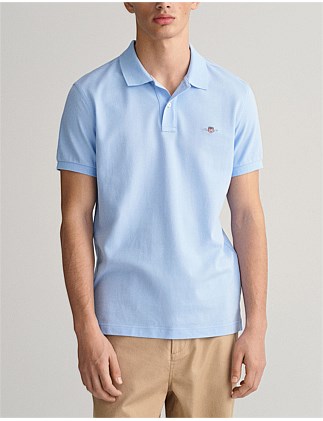 Slim Fit Shield Piqué Polo Shirt