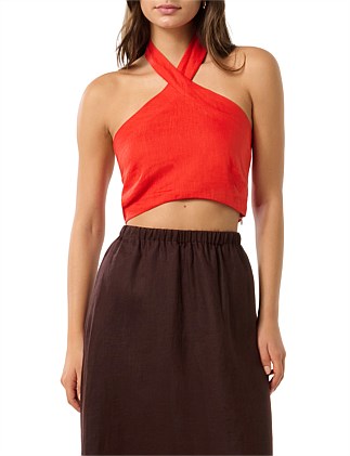 HOLLY HALTER NECK TOP