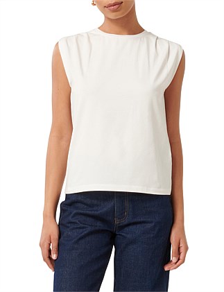 MANDI EXTENDED SHOULDER T-SHIRT