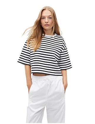 STRIPE BOXY TEE