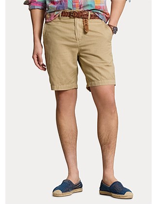 8.5-Inch Classic Fit Linen-Cotton Short