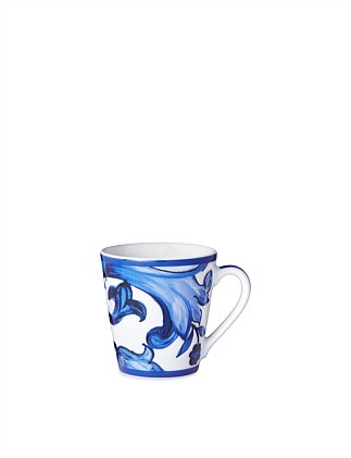 MEDITERRANEAN BLUE MUG FIORE/FOGLIE