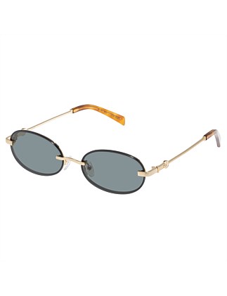 THE JEAN GOLD OVAL Sunglasses