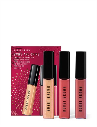 Swipe-and-Shine Crushed Oil-Infused Gloss Trio