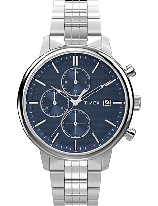 TIMEX CHICAGO CHRONO 45 SILVER SILVER BRACELET