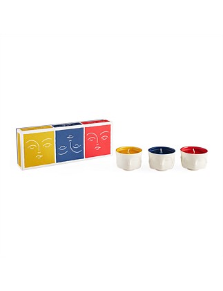 MUSE COULEUR VOTIVE CANDLE SET OF 3