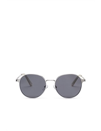 BECCA ROUND METAL SUNGLASSES