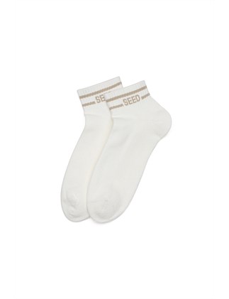 STRIPE LOGO ANKLE SOCK