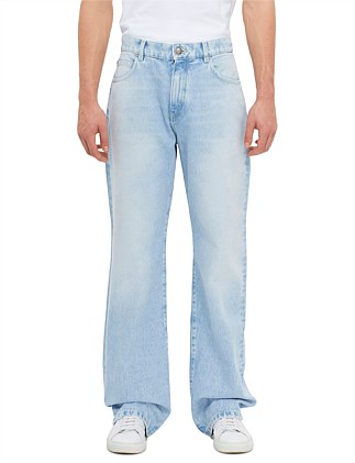 LOOSE DENIM PANTS - BLUE WASH