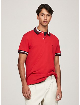 Two Tone Shadow Collar Regular Fit Polo