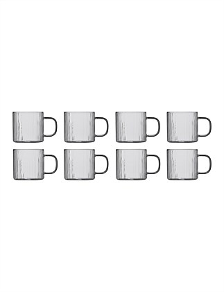 INFUSE BORASILICATE ESPRESSO CUPS 120ML SET OF 8