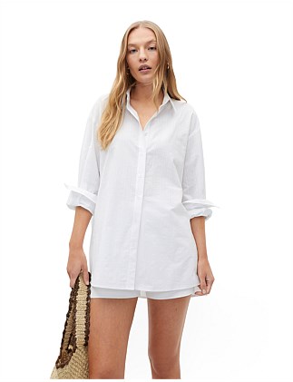 SELF STRIPE OVERSHIRT