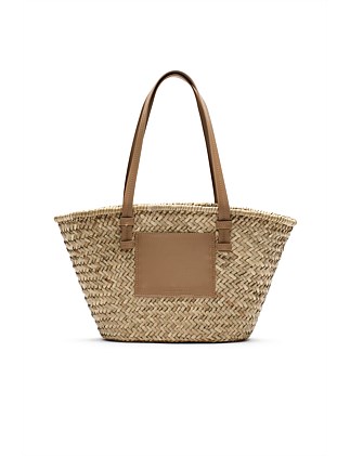 SEED STRAW BASKET TOTE