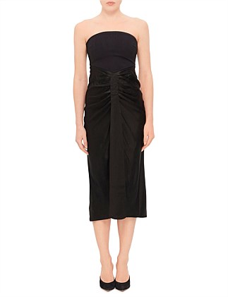 WAYFARING TUBE WITH WAIST DETAILING MIDI DRESS