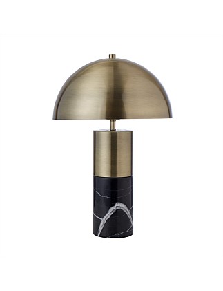 Bronze Plated Dome Table Lamp